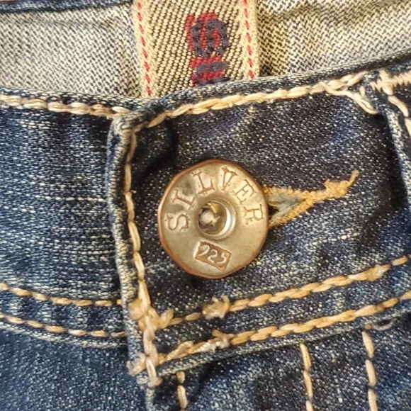 Mens Silver Jeans 925 Series Gordie 33x34 - Picture 7 of 12